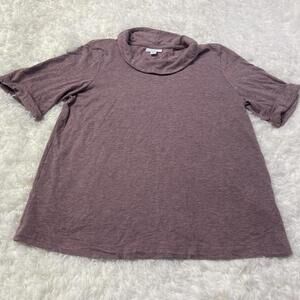 J Jill Pure Jill Women's Small Mock Neck Blouse Shirt Knit J.Jill